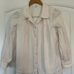 LC Lauren Conrad CottageCore Top Medium
